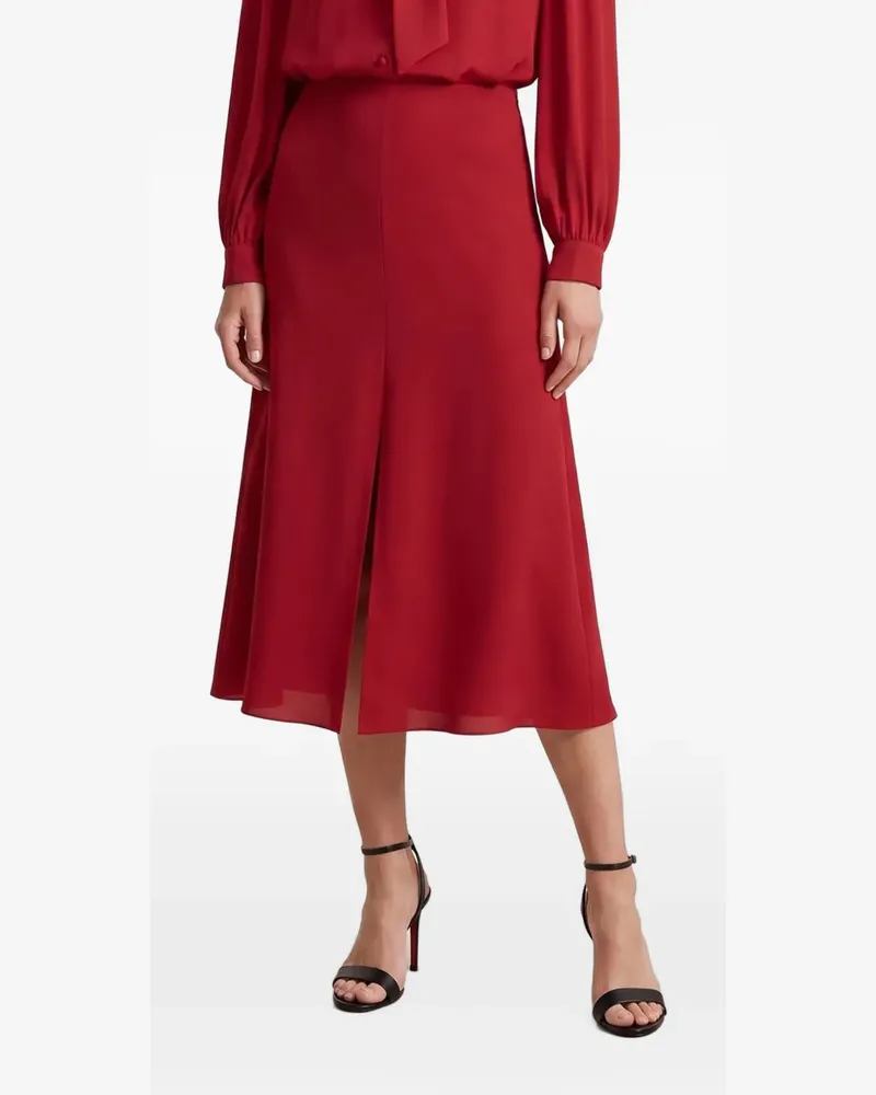 Valentino Garavani Midirock mit Schlitz - Rot Rot
