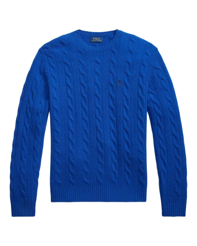 Ralph Lauren Pullover mit Zopfmuster - Blau Blau