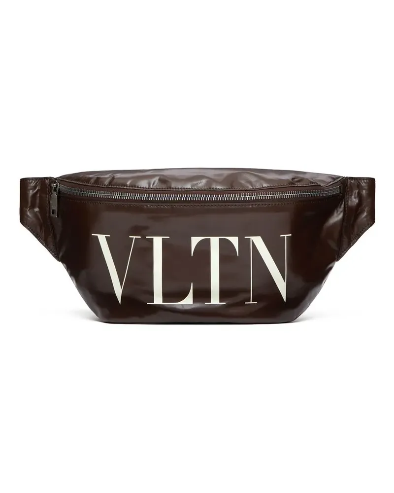 Valentino Garavani Gürteltasche mit Logo-Print - Braun Braun