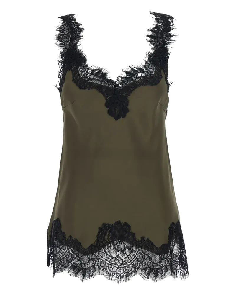 Gold Hawk Clothing Spitzentop mit V-Ausschnitt - Grün Grün