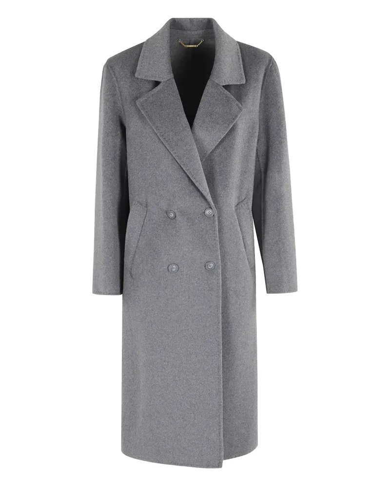 Seventy wool blend double-breasted coat - Grau Grau