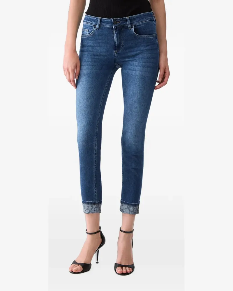 Liu Jo skinny jeans with embellishments - Blau Blau