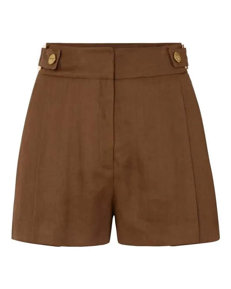 Elisabetta Franchi button-detail shorts - Braun Braun