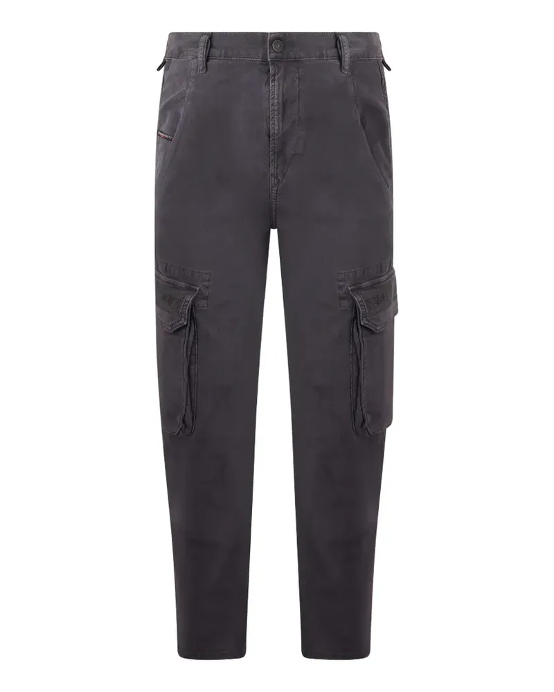 Diesel straight-cut cargo jeans - Grau Grau