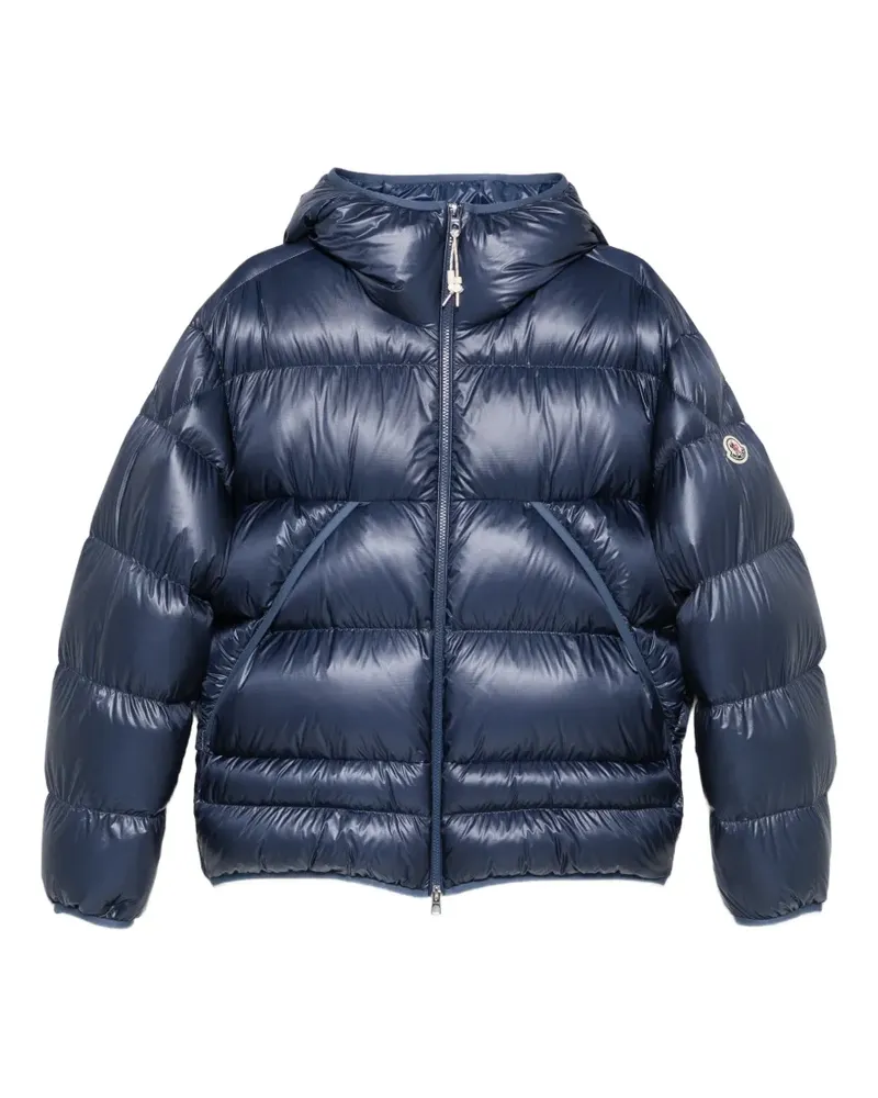Moncler Gesteppte Kapuzenjacke - Blau Blau