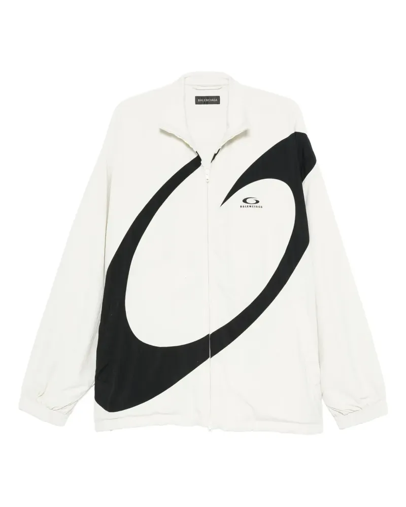 Balenciaga Loop Sports Icon Jacke - Weiß Weiß