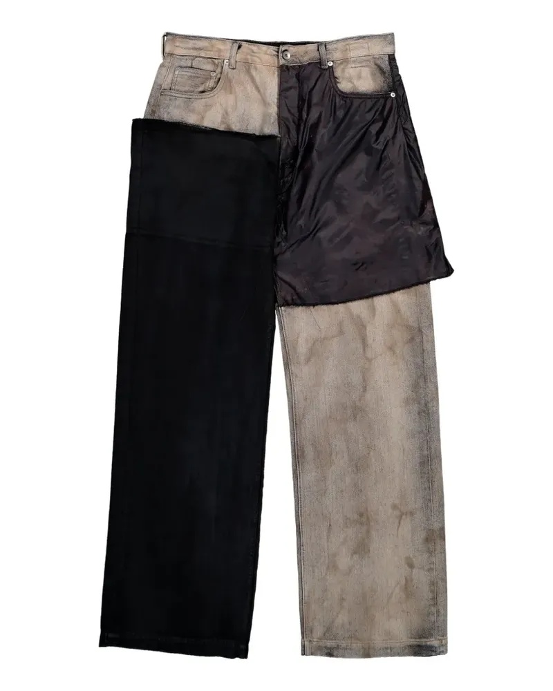 DRKSHDW by Rick Owens Geth Wide-Leg-Jeans - Schwarz Schwarz