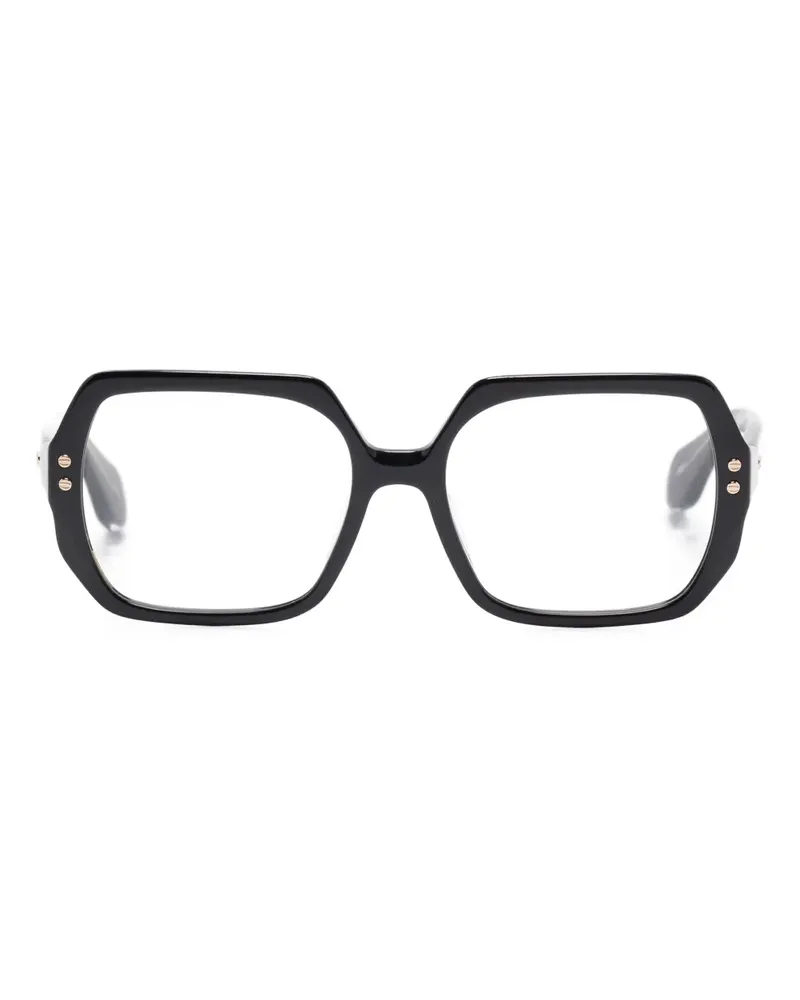 GIGI STUDIOS Thrive 004 Brille mit geometrischem Gestell - Schwarz Schwarz