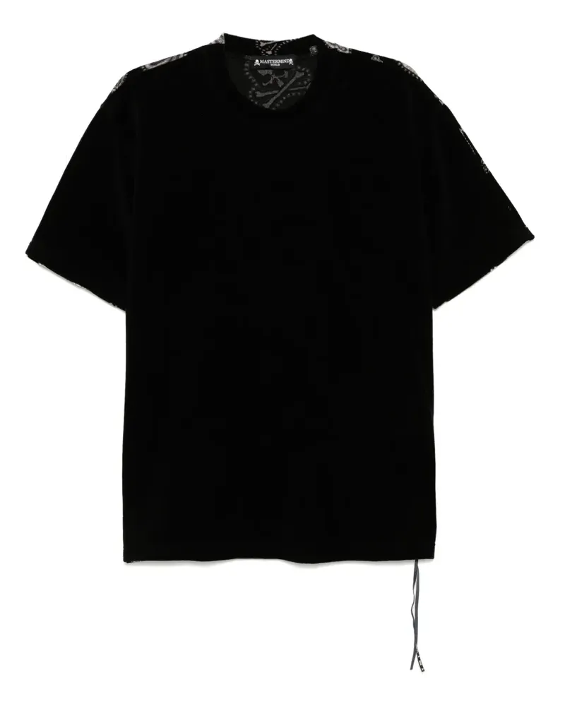 Mastermind World T-Shirt aus Samt - Schwarz Schwarz