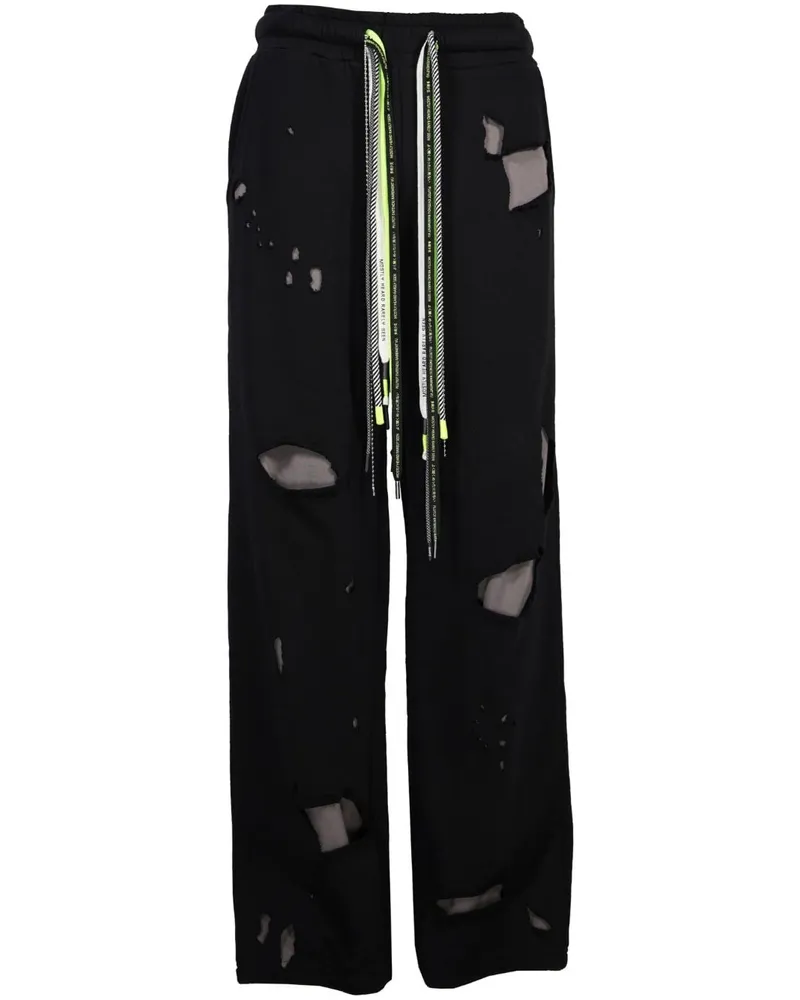Mostly Heard Rarely Seen Jogginghose im Distressed-Look - Schwarz Schwarz