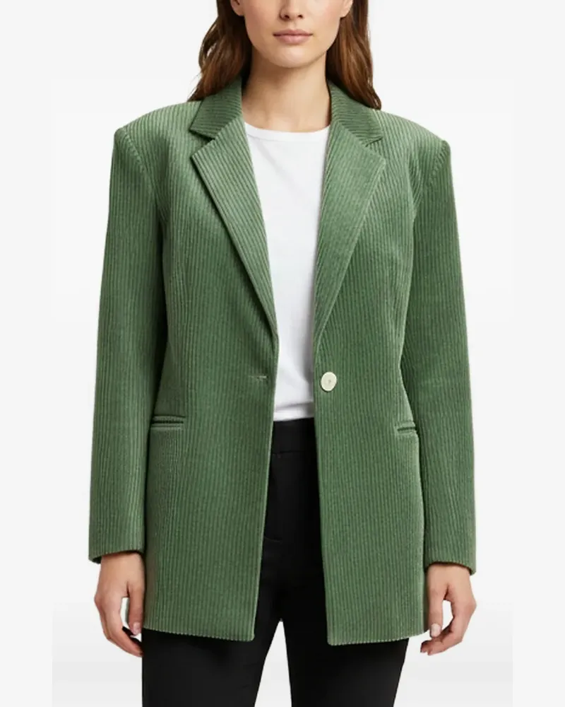 Sandro long-sleeved corduroy blazer - Grün Grün