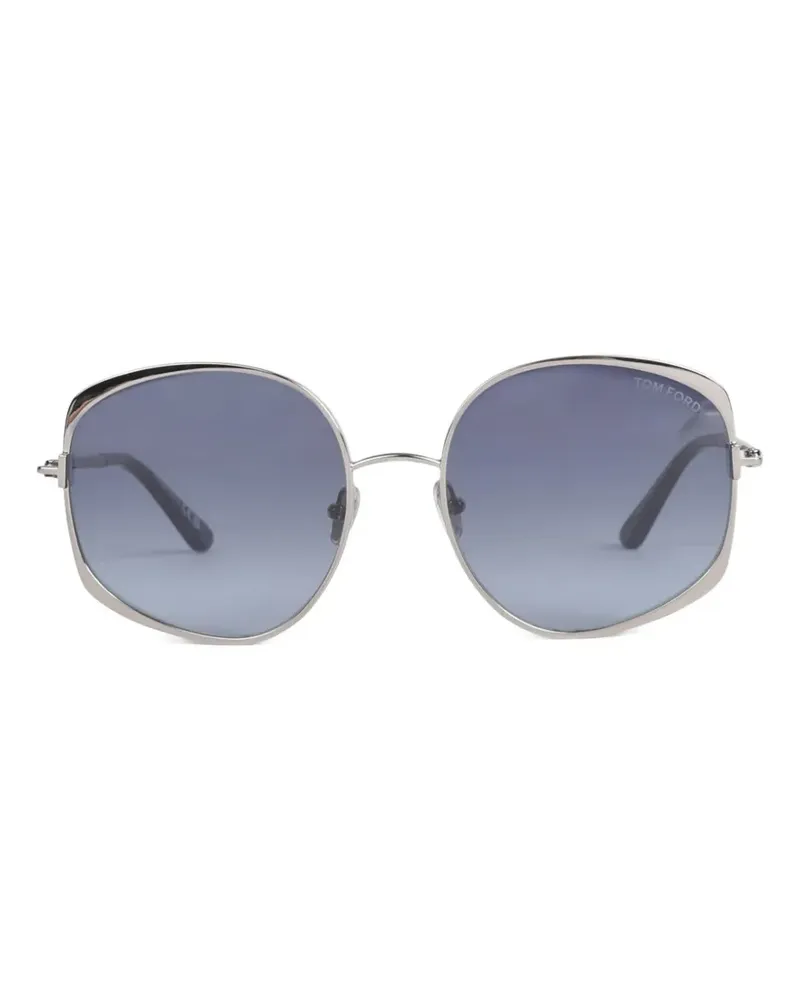 Tom Ford Abbey Sonnenbrille - Silber Silber