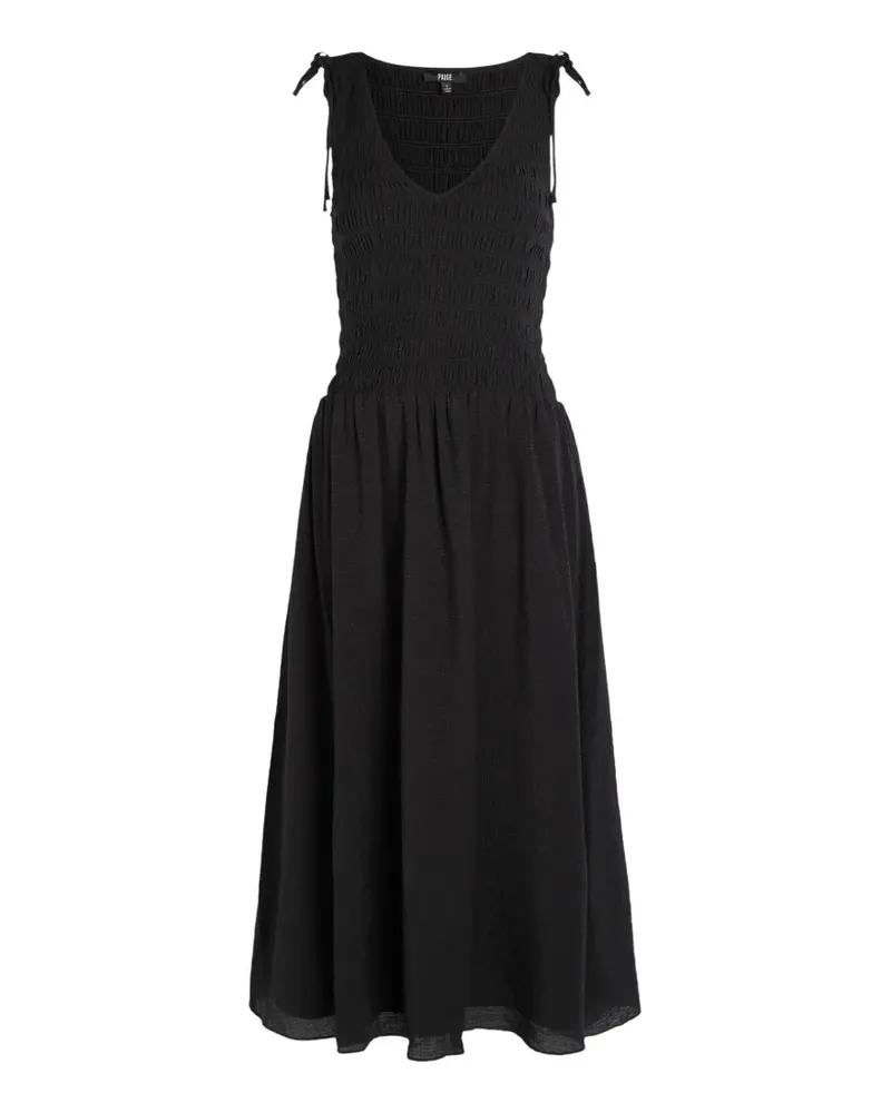 Paige Sebestian V-neck midi dress - Schwarz Schwarz