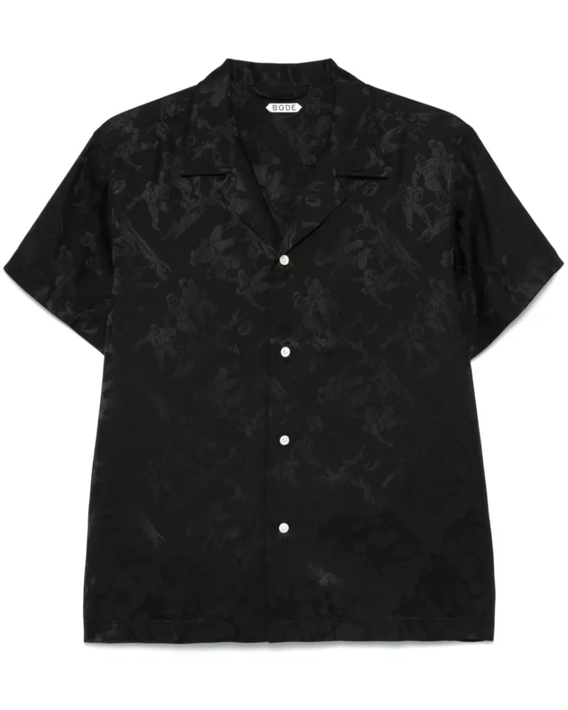 BODE Football Hemd - Schwarz Schwarz