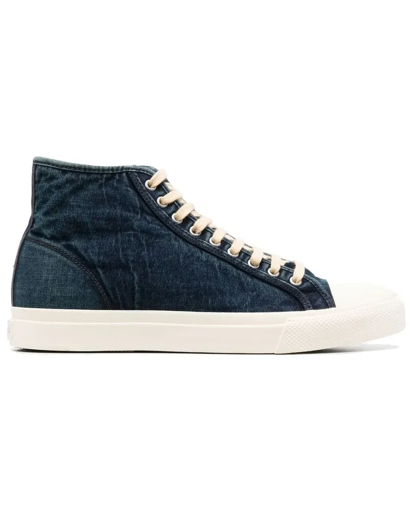 Ralph Lauren Mayport High-Top-Sneakers - Blau Blau