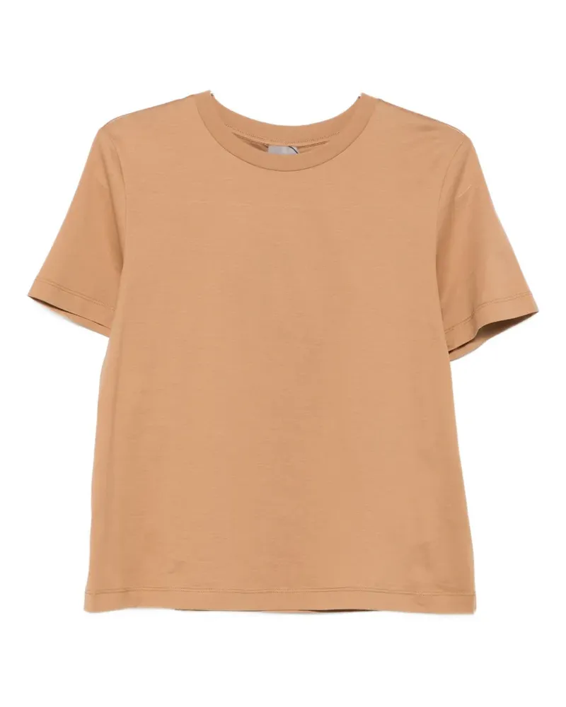 Max Mara Licenza print-detail T-shirt - Nude Nude