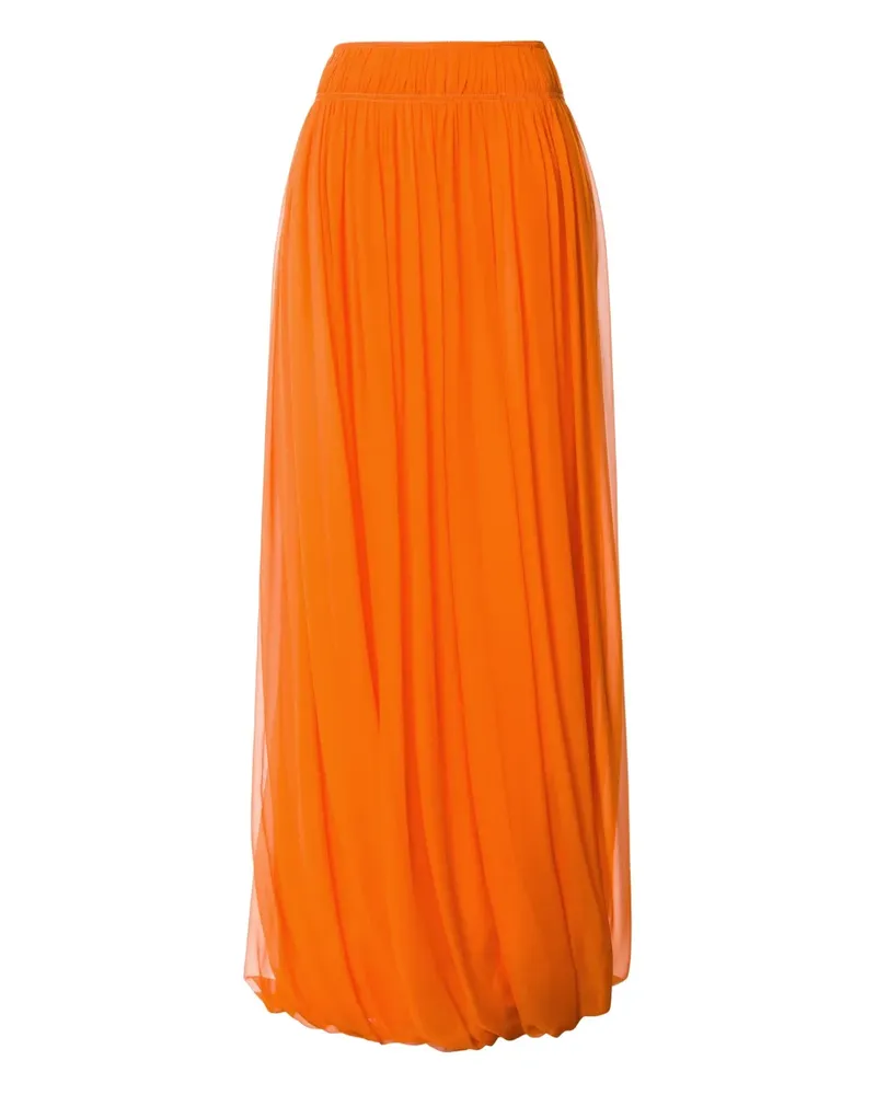 Alberta Ferretti Maxirock aus Seide - Orange Orange