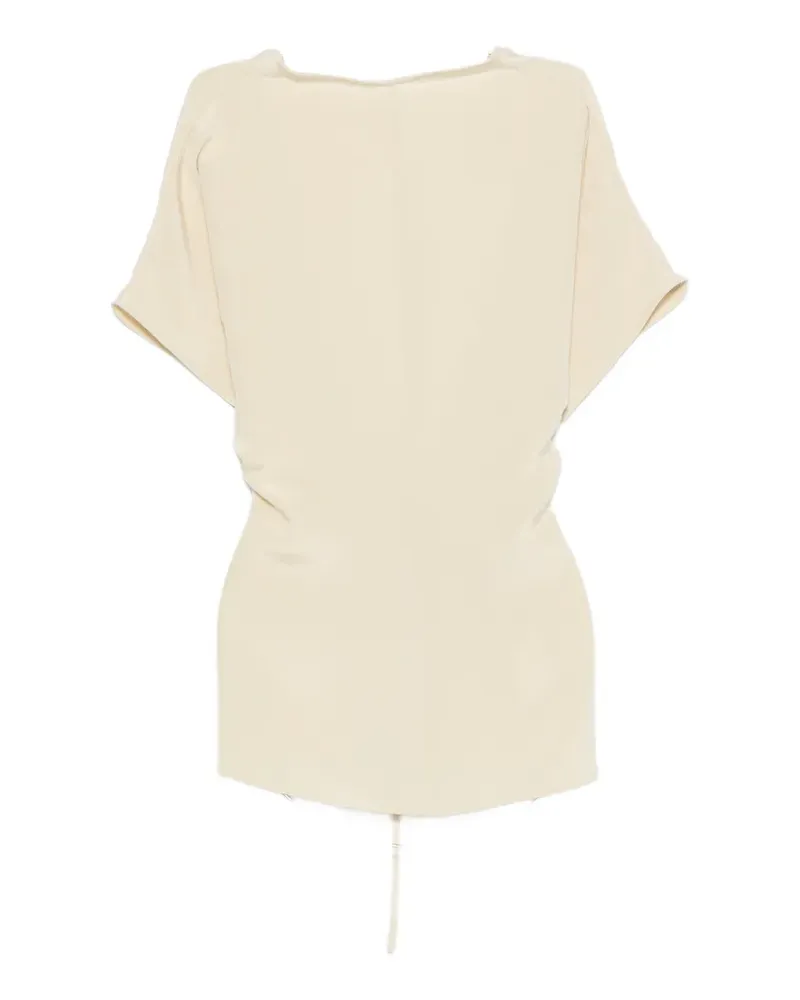 TOVE Anya boat-neck blouse - Nude Nude