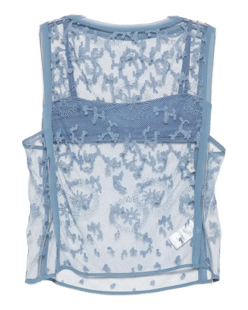 SIR Leif mesh top - Blau Blau