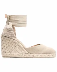 Castañer Espadrilles aus Wildleder Nude