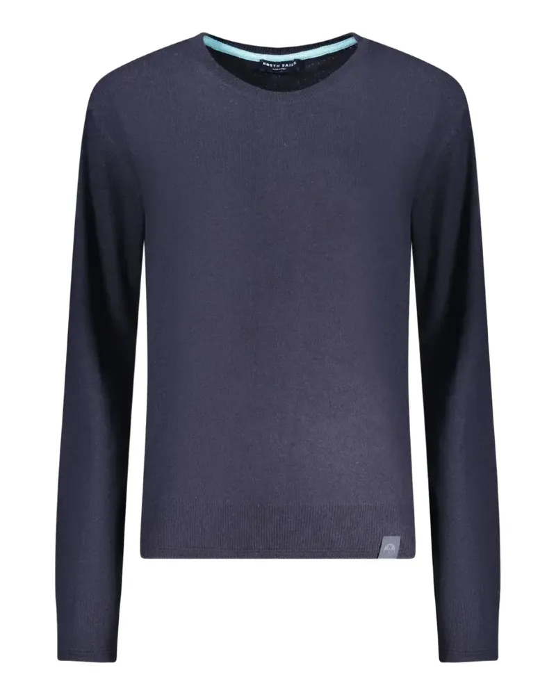 North Sails Fein gestrickter Pullover - Blau Blau