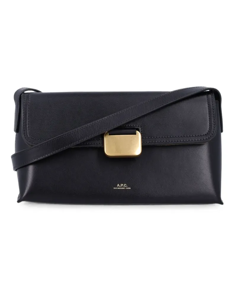 A.P.C. Kleine Simone Schultertasche - Schwarz Schwarz