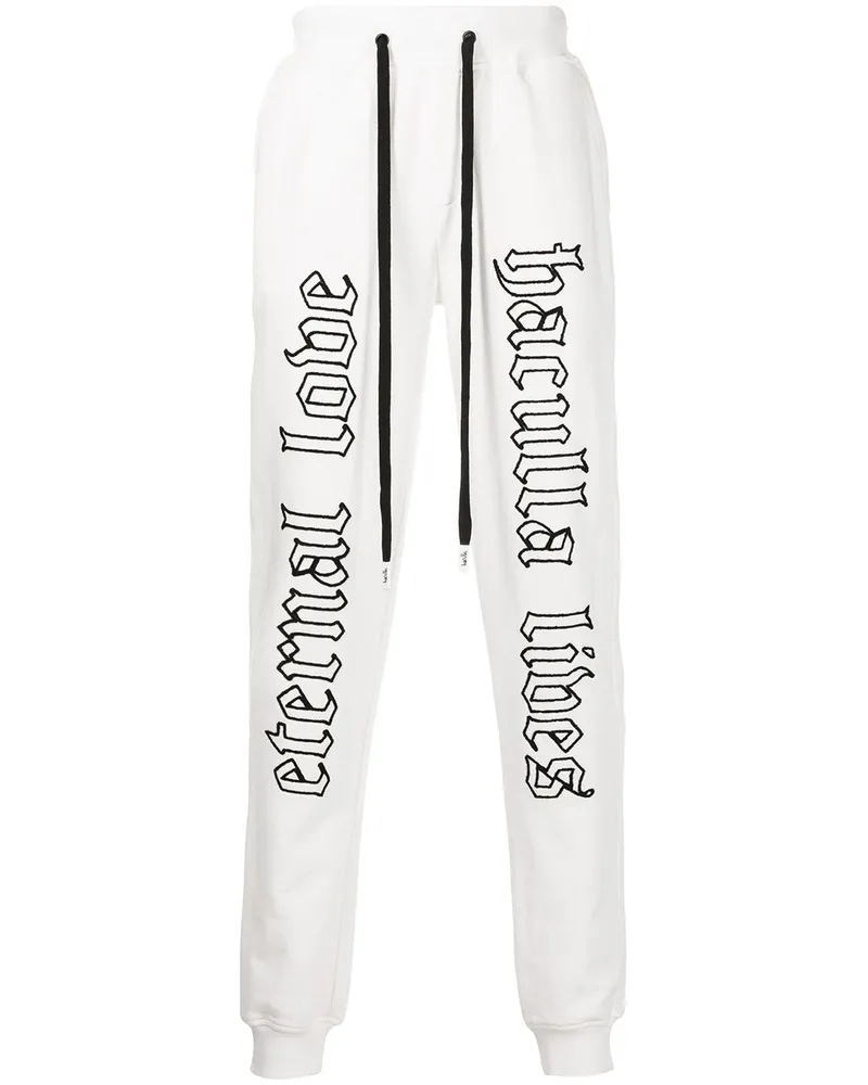 Haculla Jogginghose mit Logo-Print - Weiß Weiß