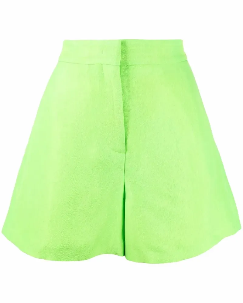 MSGM Shorts mit hohem Bund - Grün Grün