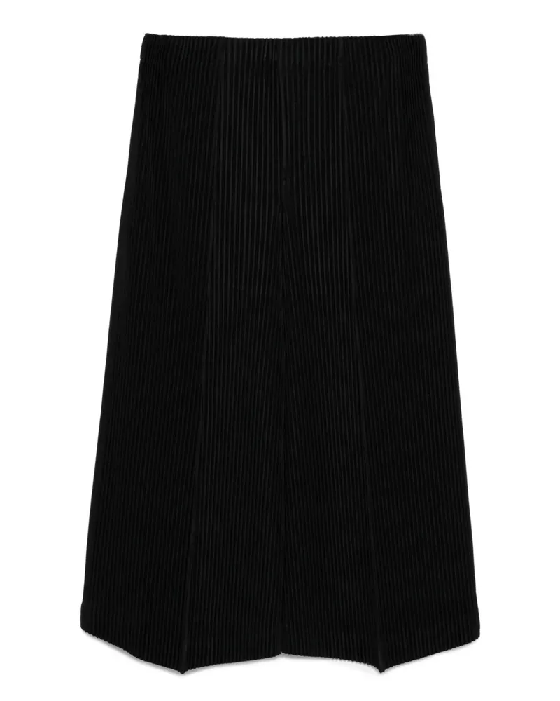 Issey Miyake Plissierte Hose - Schwarz Schwarz