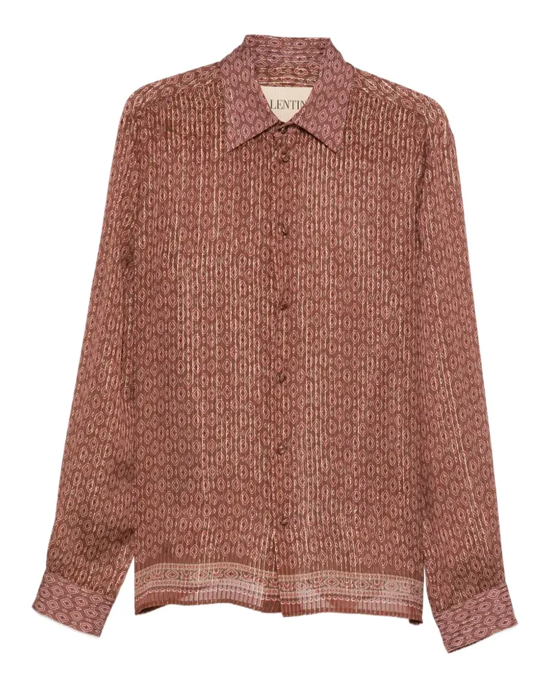 Valentino Garavani patterned shirt - Braun Braun