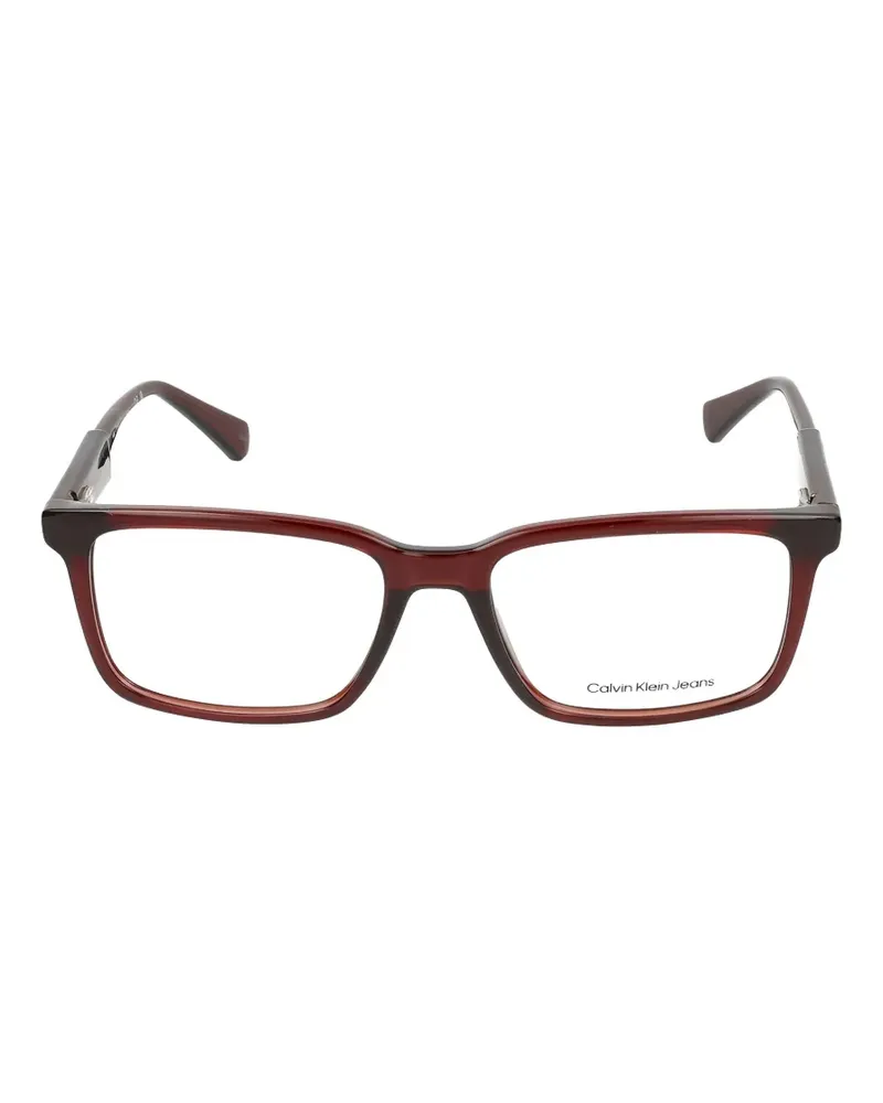 Calvin Klein rectangle-frame glasses - Braun Braun