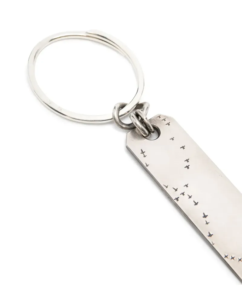 WERKSTATT:MÜNCHEN Name Plate silver keyring - Silber - bei