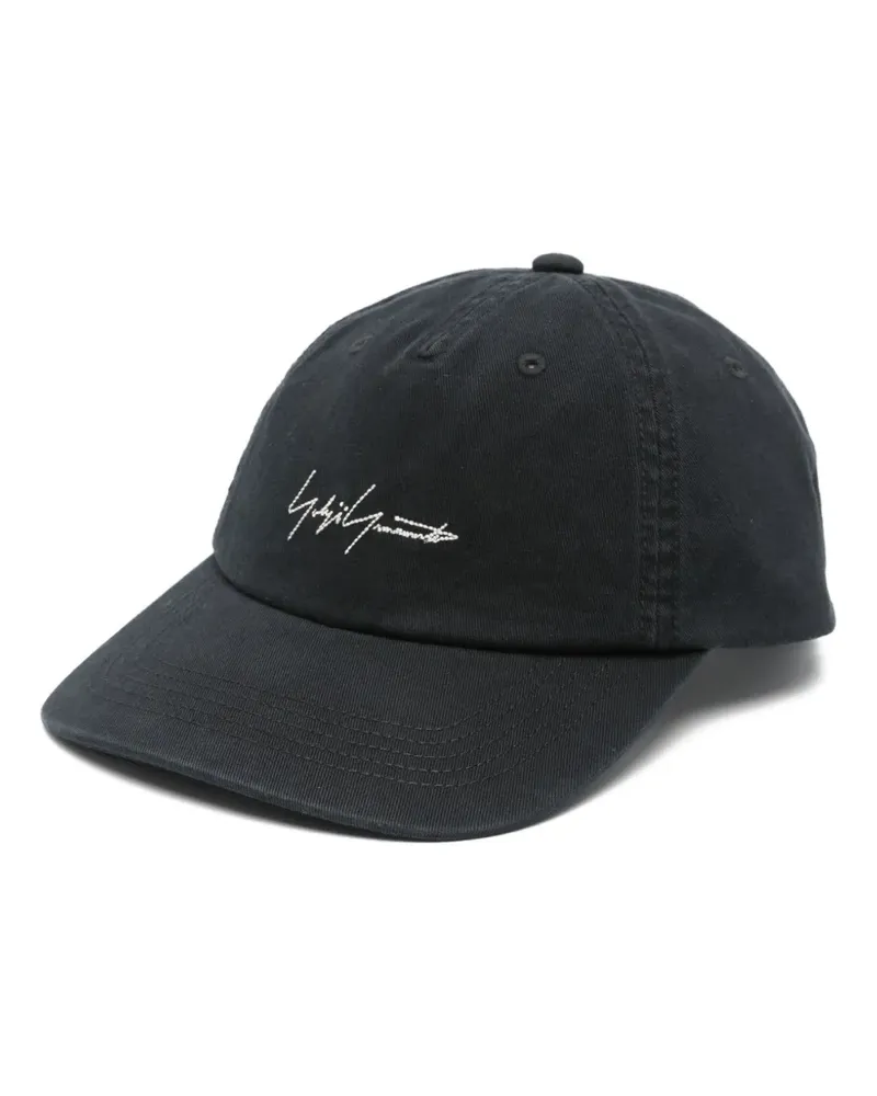Y-3 Baseballkappe mit Logo-Stickerei - Schwarz Schwarz