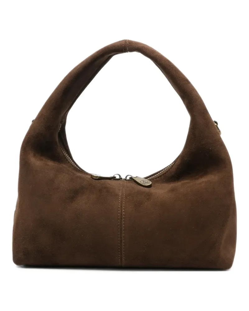 ash Hazel suede shoulder bag - Braun Braun