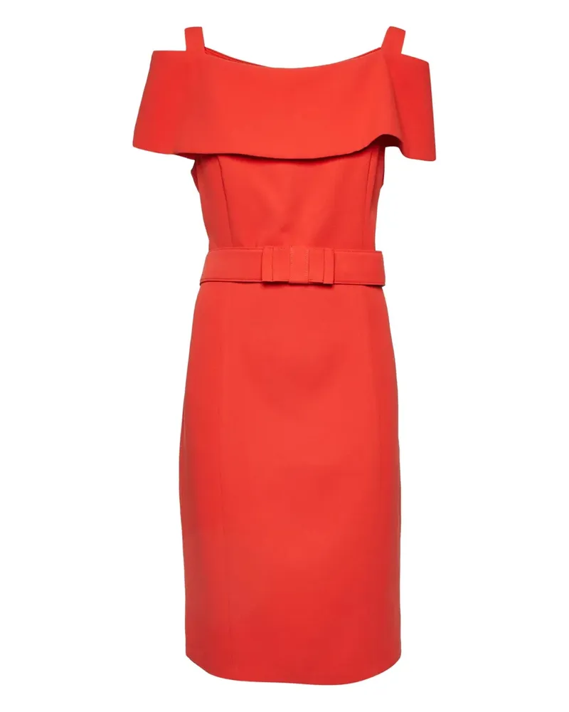 Badgley Mischka Schulterfreies Kleid - Rot Rot