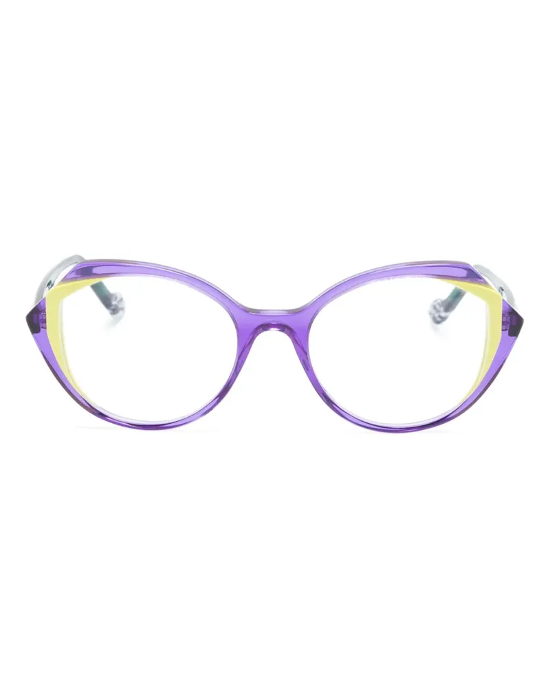 Face à Face Kaledo 1 Brille mit Cat-Eye-Gestell - Violett Violett