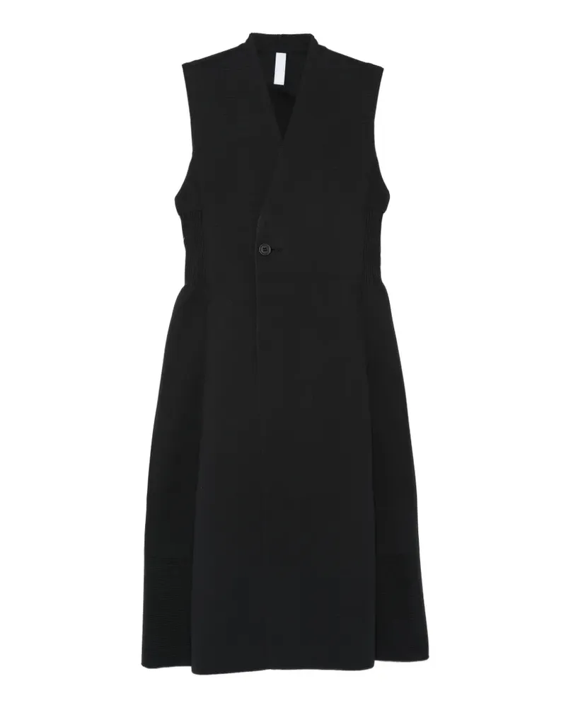 CFCL Langer Pullunder mit Knöpfen - Schwarz Schwarz