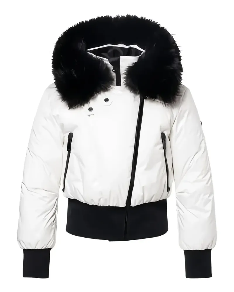 GOLDBERGH faux-fur trim padded jacket - Weiß Weiß