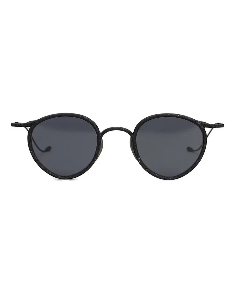 RIGARDS x Ziggy Chen runde Sonnenbrille - Schwarz Schwarz