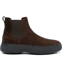 TOD'S Stiefel mit dicker Sohle Braun