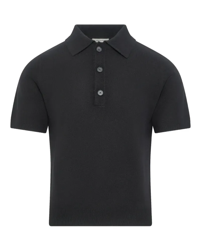 Entire Studios short-sleeve buttoned polo shirt - Schwarz Schwarz