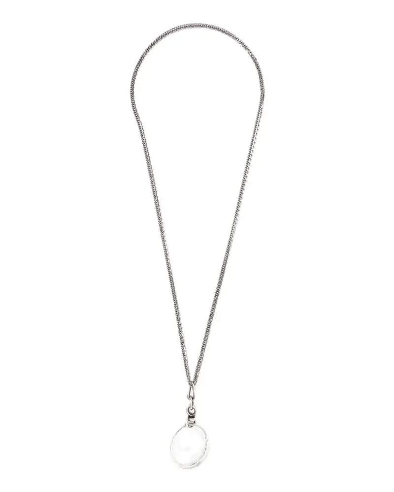 WERKSTATT:MÜNCHEN multi-chain ring-pendant necklace - Silber Silber