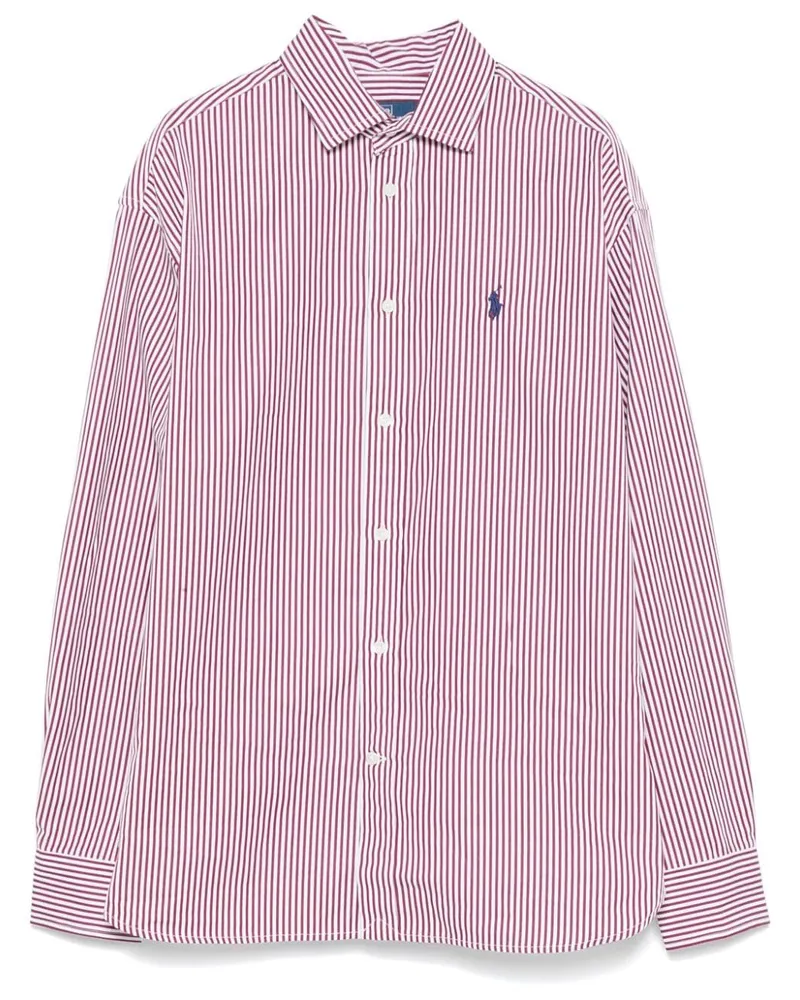 Ralph Lauren Gestreiftes Hemd - Rot Rot