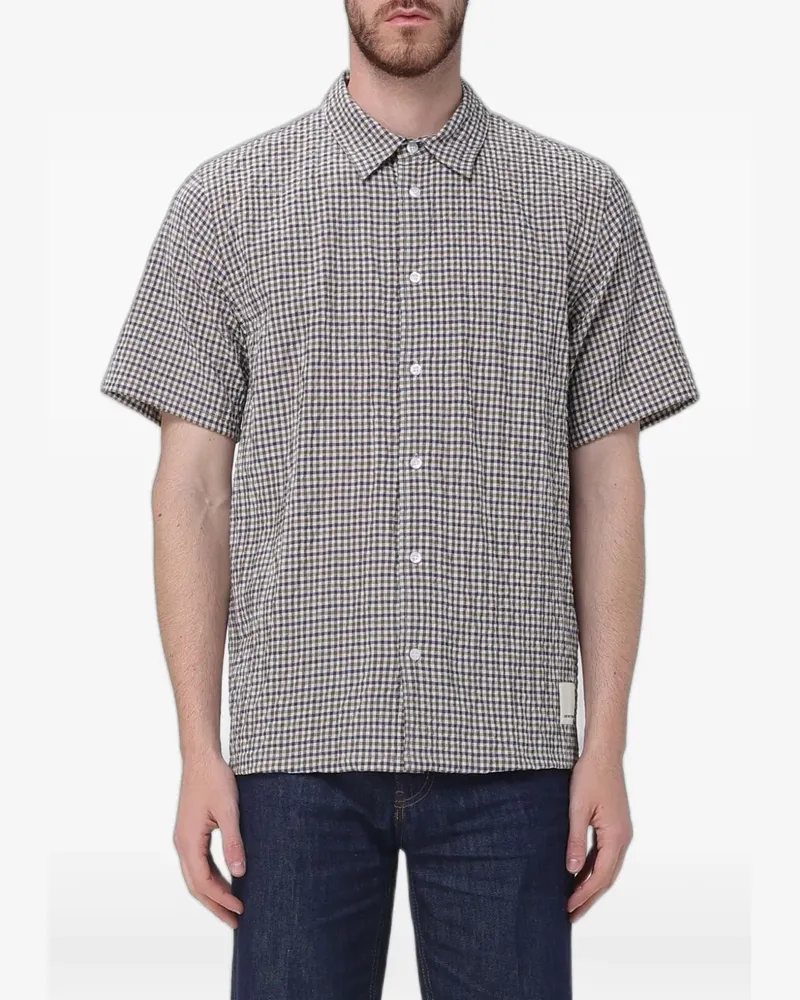 Emporio Armani Eagle Club short-sleeve shirt - Nude Nude