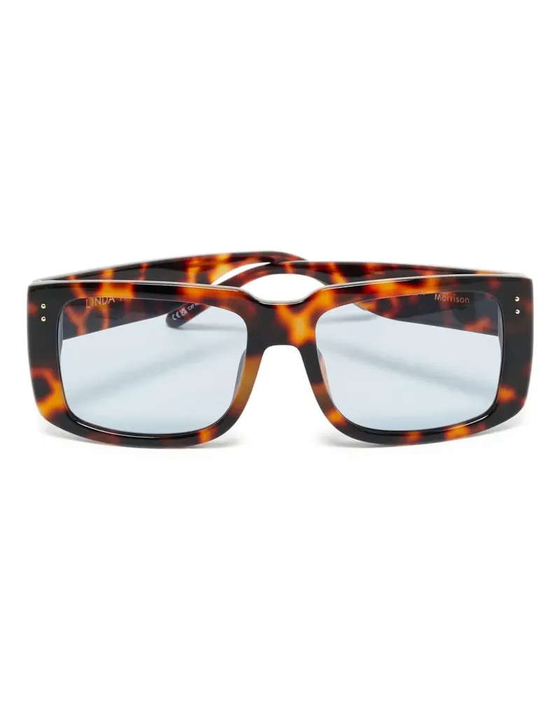 Linda Farrow Morrison rectangle sunglasses - Braun Braun