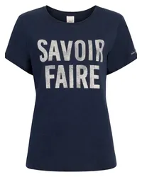 Cinq à Sept Savoir Faire T-Shirt Blau