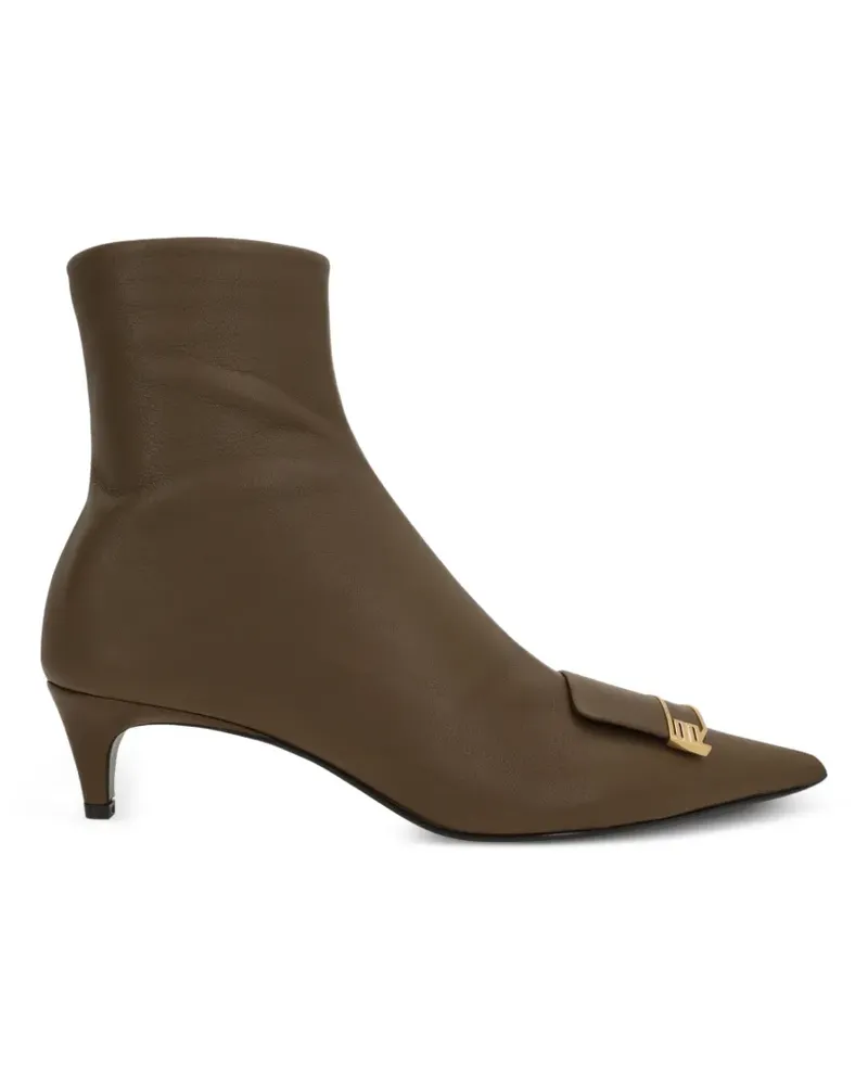 Sergio Rossi Evolv Stiefeletten mit Schnalle - Braun Braun
