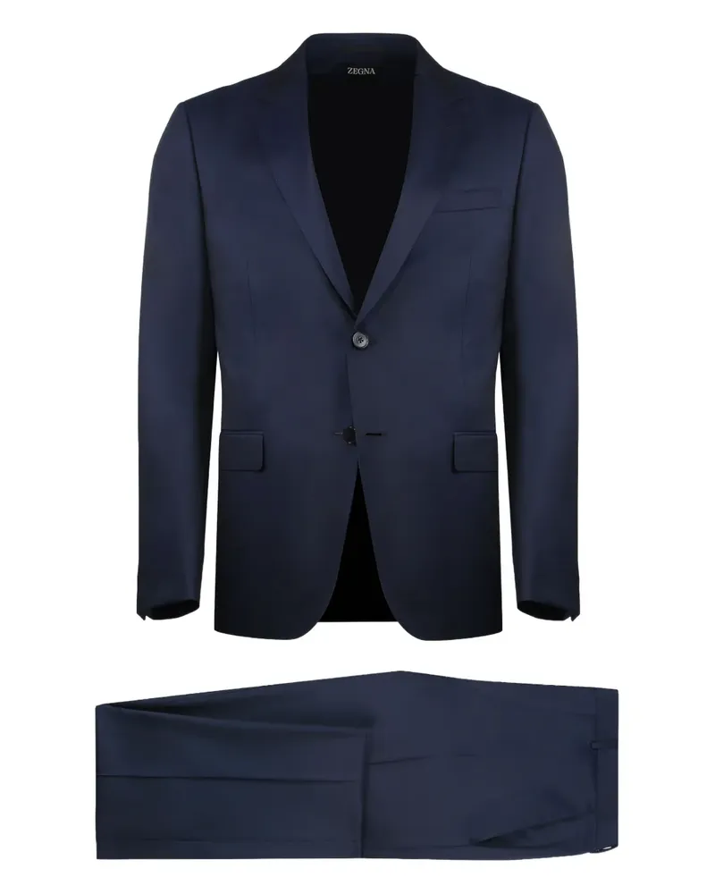 Ermenegildo Zegna Einreihiger Anzug - Blau Blau