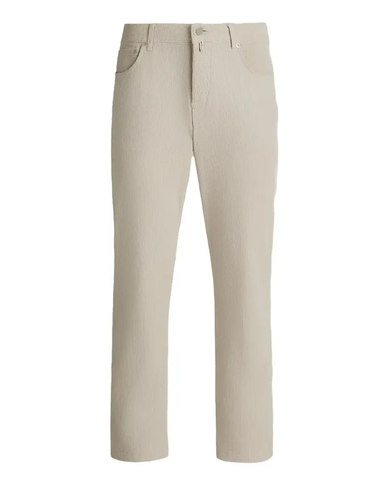 Kiton Cordhose im Five-Pocket-Design - Nude Nude