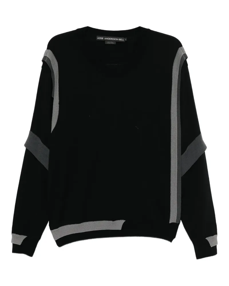 Andersson Bell Pullover im Layering-Look - Schwarz Schwarz